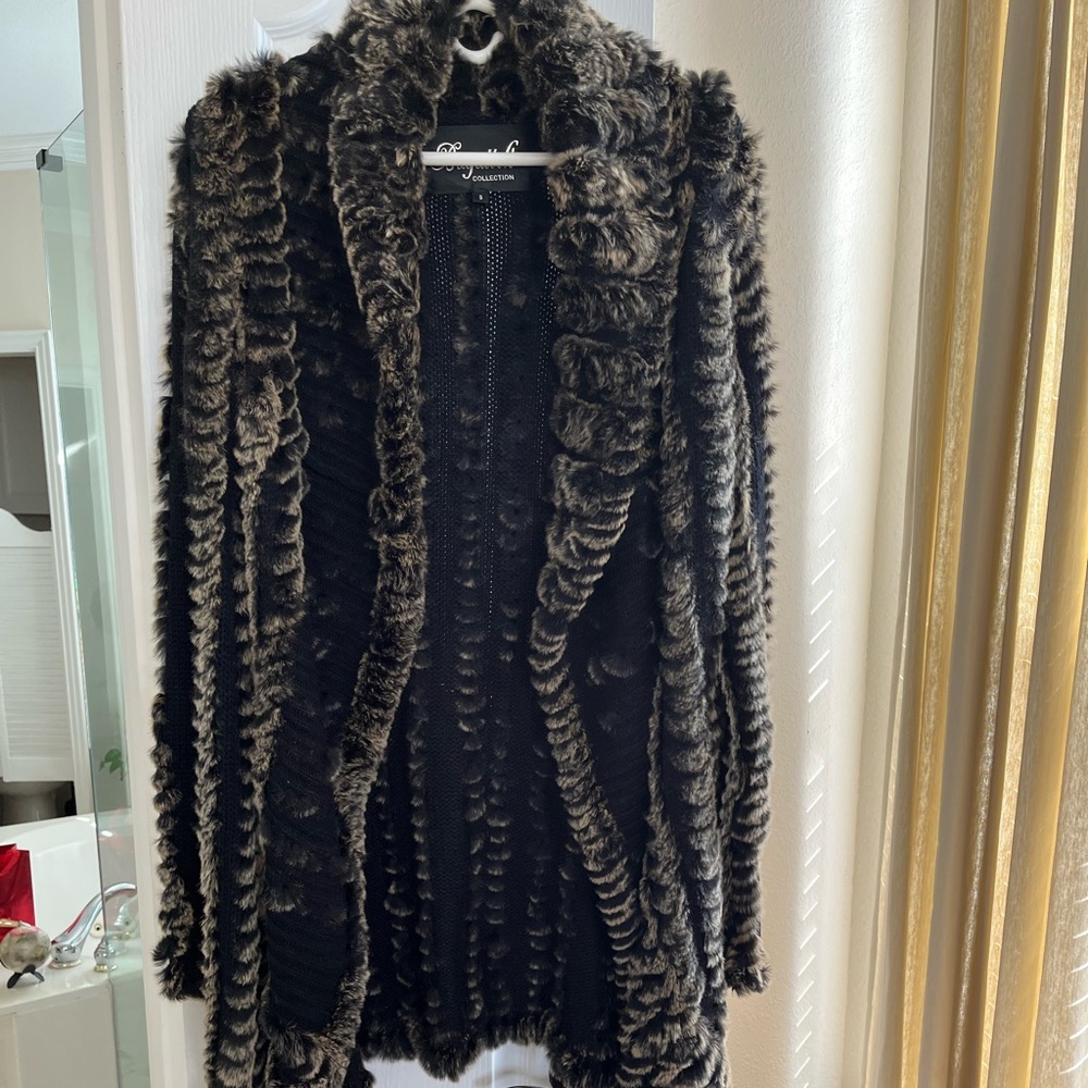 Rabbit fur sweater